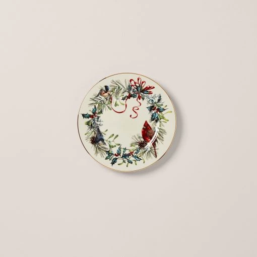 Lenox Winter Greetings Bread Plate -Lenox The Christmas Shop Sales 185518022 w10