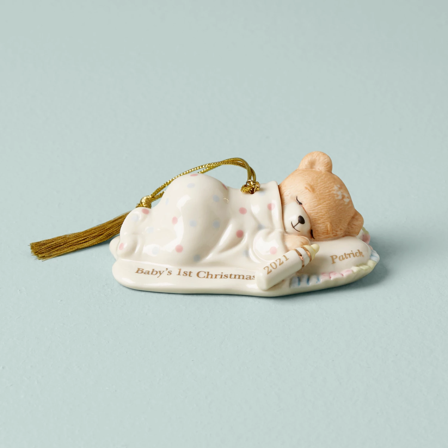 Lenox Baby's First Cuddles & Hugs Bear Ornament 3 Lenox Baby's First Cuddles & Hugs Bear Ornament