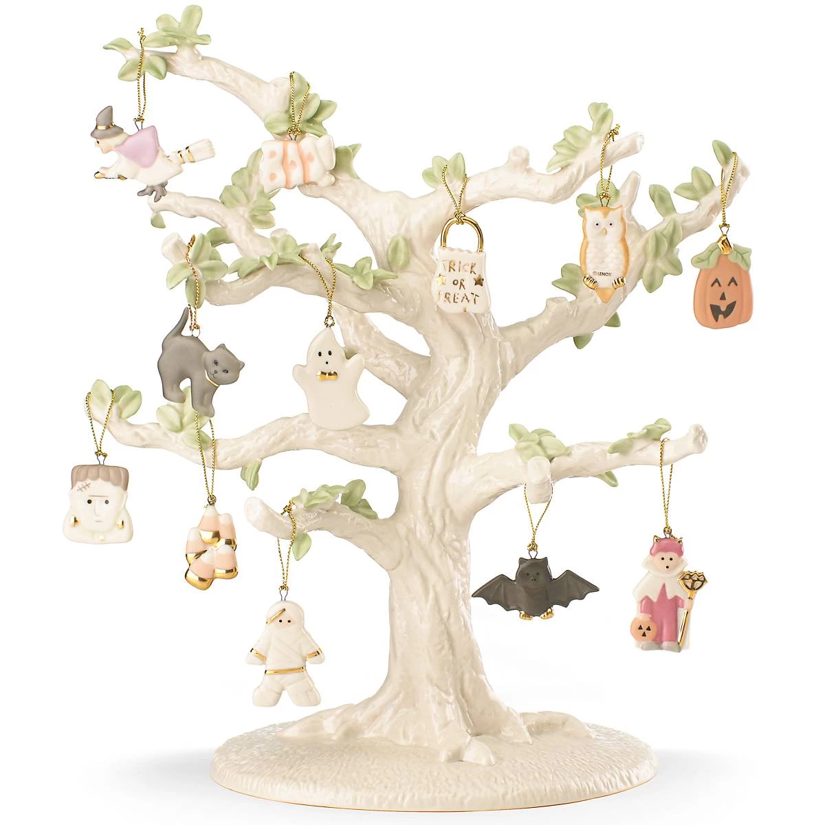 Lenox Trick or Treat 12 Piece Ornament & Tree Set 6 Lenox Trick or Treat 12 Piece Ornament & Tree Set - Image 4