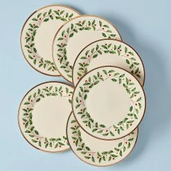 Lenox Holiday Dinner Plate Set, Buy 3 Get 6