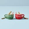 Lenox Forever Friends Hot Cocoa Mug 2-Piece Ornament Set -Lenox The Christmas Shop Sales 857185 w10 92066209 80c4 4256 ba89 12bd67614c58
