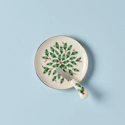 Lenox Hosting The Holidays Cheese Plate & Knife Set