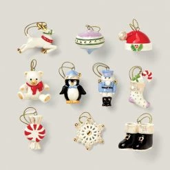 Lenox Christmas Memories 10-Piece Ornament Set