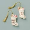 Lenox Forever Friends Stocking 2-Piece Ornament Set -Lenox The Christmas Shop Sales 868046 w10