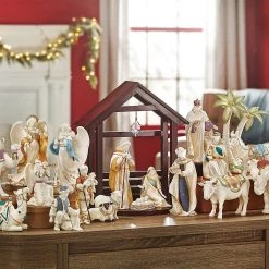 Lenox First Blessing Nativity™ Teal Camel Figurine -Lenox The Christmas Shop Sales 869930 w1