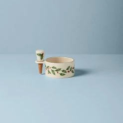 Lenox Hosting The Holidays Wine Coaster & Stopper Set