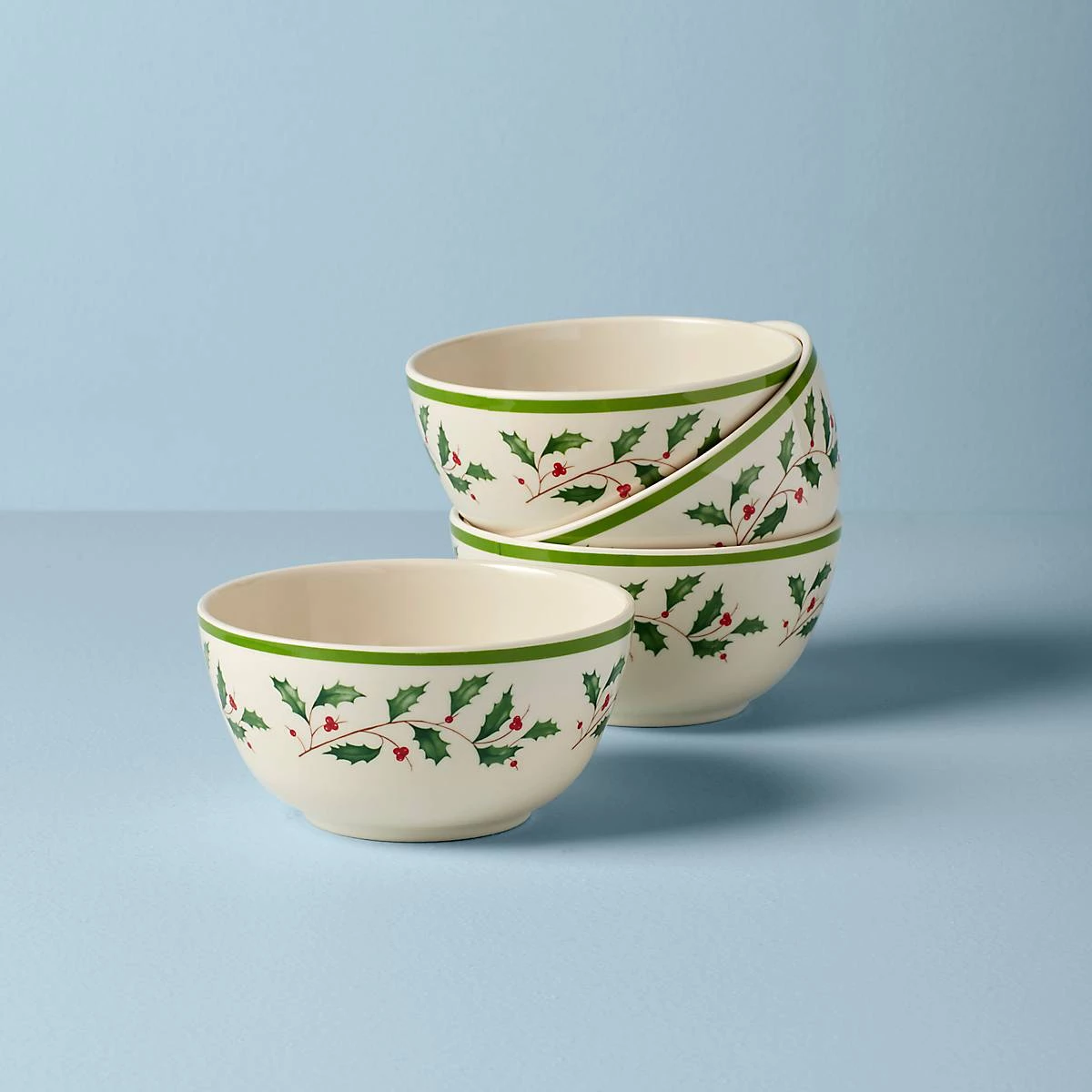 Lenox Holiday™ Melamine 4pc All Purpose Bowl Set 3 Lenox Holiday™ Melamine 4pc All Purpose Bowl Set