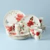 Lenox Butterfly Meadow 18-Piece Holiday Dinnerware Set -Lenox The Christmas Shop Sales 880091 w10