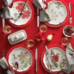 Lenox Butterfly Meadow 18-Piece Holiday Dinnerware Set -Lenox The Christmas Shop Sales 880091 w1 f8cb89dd 9263 40b8 b95d 9c910774c6e4