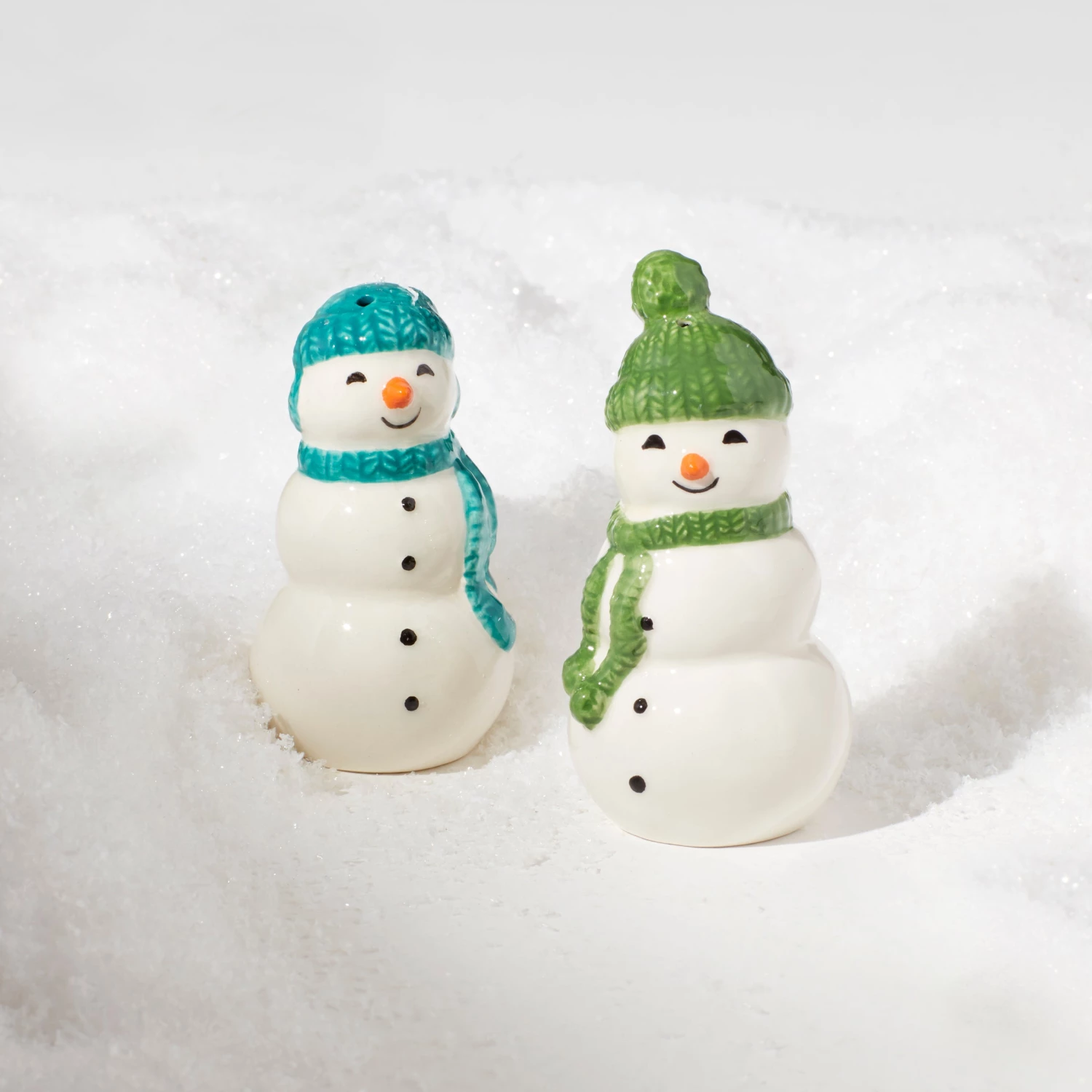 Lenox Balsam Lane™ Snowman Salt & Pepper Set 4 Lenox Balsam Lane™ Snowman Salt & Pepper Set - Image 2