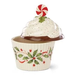 Lenox Hosting the Holidays™ Cupcake Candy Dish -Lenox The Christmas Shop Sales 886642 w1 49555942 580b 46d5 954a f214bb37a623