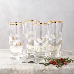 Lenox Holiday™ Gold 4-piece Highball Glass Set -Lenox The Christmas Shop Sales 886859 w2 ac8e06f9 1eb0 48f9 94df ffd1ece4db64