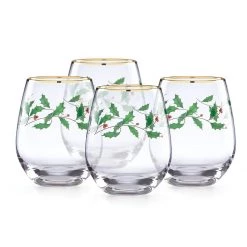Lenox Holiday™ 4-piece Stemless Wine Glasses 9 Lenox Holiday™ 4-piece Stemless Wine Glasses -Lenox The Christmas Shop Sales 888202 wHR 8342b227 2e09 4e8b 8cf8 31296f4365b5