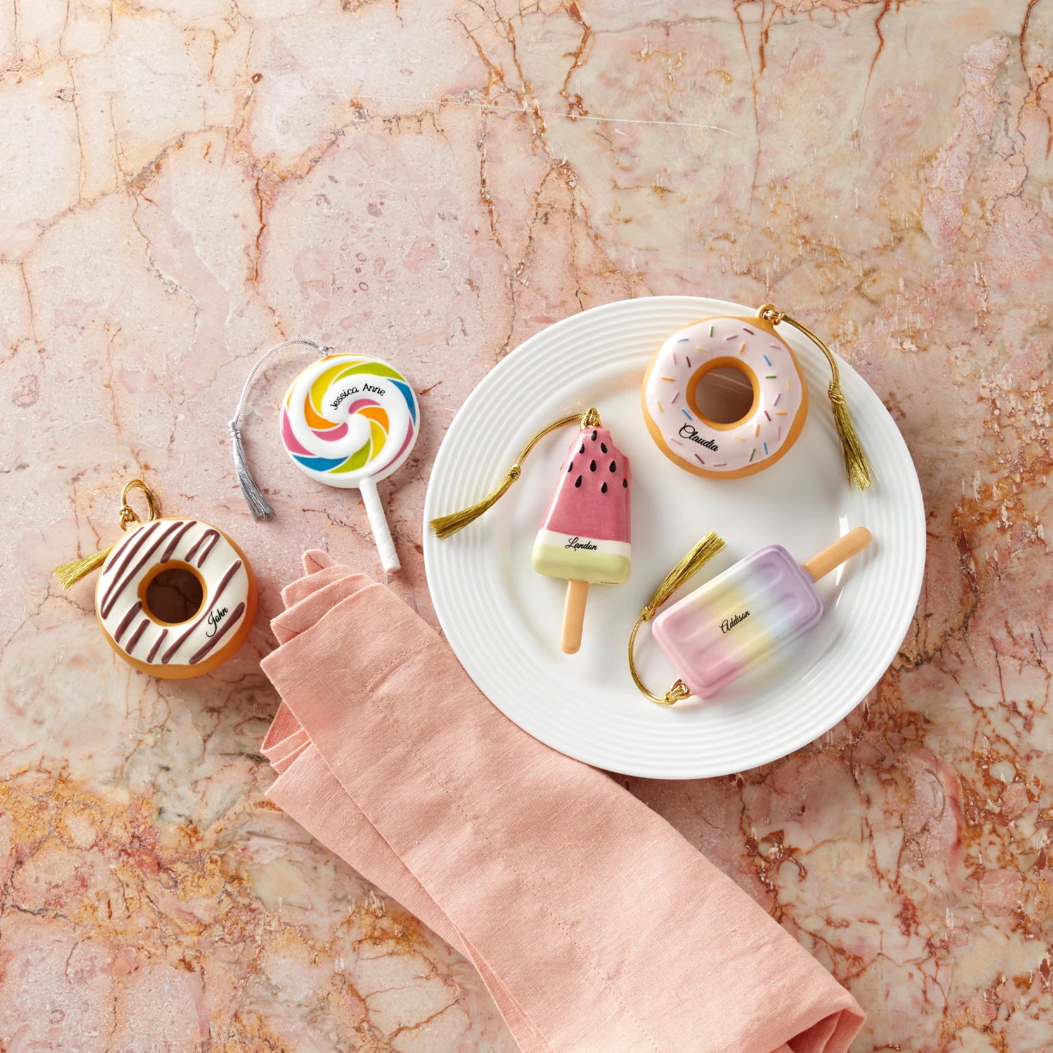 Lenox Forever Friends Donut 2-Piece Ornament Set 5 Lenox Forever Friends Donut 2-Piece Ornament Set - Image 3