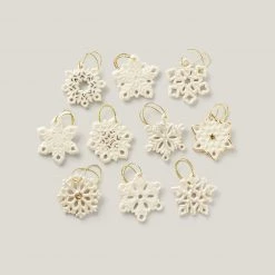 Lenox Snowflake 10-Piece Ornament Set