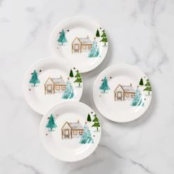 Lenox Balsam Lane 4-Piece Tidbit Plate Set