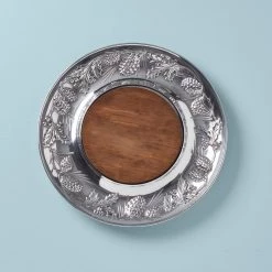 Lenox Holiday Metal & Wood Cheeseboard
