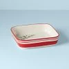 Lenox Holiday Handpaint Stripe Square Dish 2 Lenox Holiday Handpaint Stripe Square Dish -Lenox The Christmas Shop Sales 890774 w10