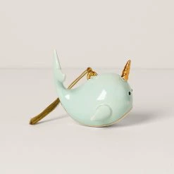 Lenox Narwhal Ornament -Lenox The Christmas Shop Sales 891986 w12