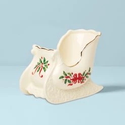 Lenox Holiday Sleigh Centerpiece Bowl