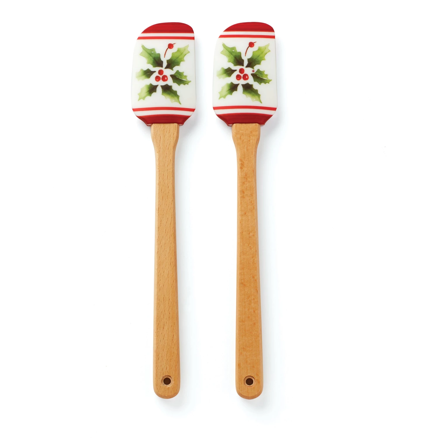Lenox Holiday Handpaint Stripe 2-Piece Spatula Set 4 Lenox Holiday Handpaint Stripe 2-Piece Spatula Set - Image 2