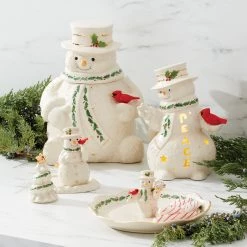 Lenox Snowman Lit Figurine -Lenox The Christmas Shop Sales 892960 w12