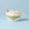 Lenox Holiday Cocoa Mug Covered Candy Dish 2 Lenox Holiday Cocoa Mug Covered Candy Dish -Lenox The Christmas Shop Sales 893489 w10