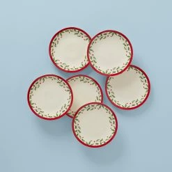 Lenox Holiday 6-Piece Accent Plate Set
