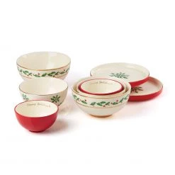 Lenox Holiday Luna 8-Piece Nesting Dinnerware Set -Lenox The Christmas Shop Sales 893494 w13