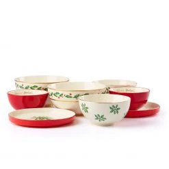 Lenox Holiday Luna 8-Piece Nesting Dinnerware Set -Lenox The Christmas Shop Sales 893494 w14