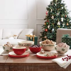 Lenox Holiday Luna 8-Piece Nesting Dinnerware Set -Lenox The Christmas Shop Sales 893494 w15