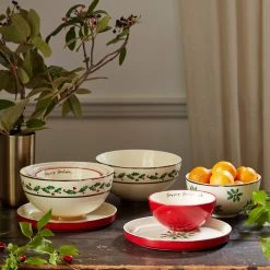 Lenox Holiday Luna 8-Piece Nesting Dinnerware Set -Lenox The Christmas Shop Sales 893494 w21