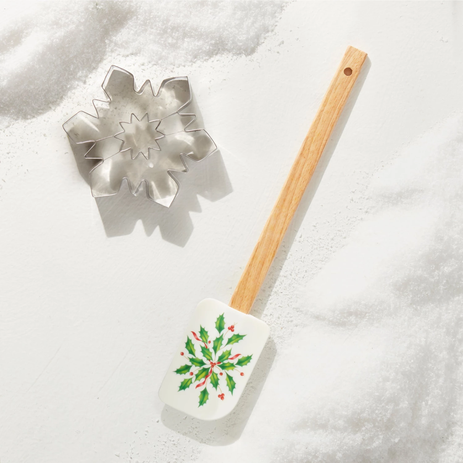Lenox Holiday Spatula With Snowflake Cookie Cutter 5 Lenox Holiday Spatula With Snowflake Cookie Cutter - Image 3