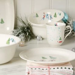 Lenox Profile Snow Day 4-Piece Bowl Set 7 Lenox Profile Snow Day 4-Piece Bowl Set -Lenox The Christmas Shop Sales 893507 w11