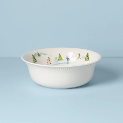 Lenox Profile Snow Day Serving Bowl -Lenox The Christmas Shop Sales 893509 w10