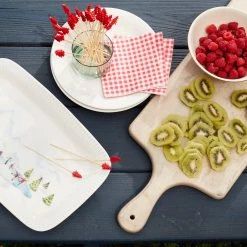 Lenox Profile Snow Day Platter -Lenox The Christmas Shop Sales 893510 894304 893506 891168 891164 LHOL 22 FEA 2