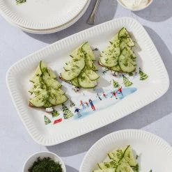 Lenox Profile Snow Day Platter -Lenox The Christmas Shop Sales 893510 w11