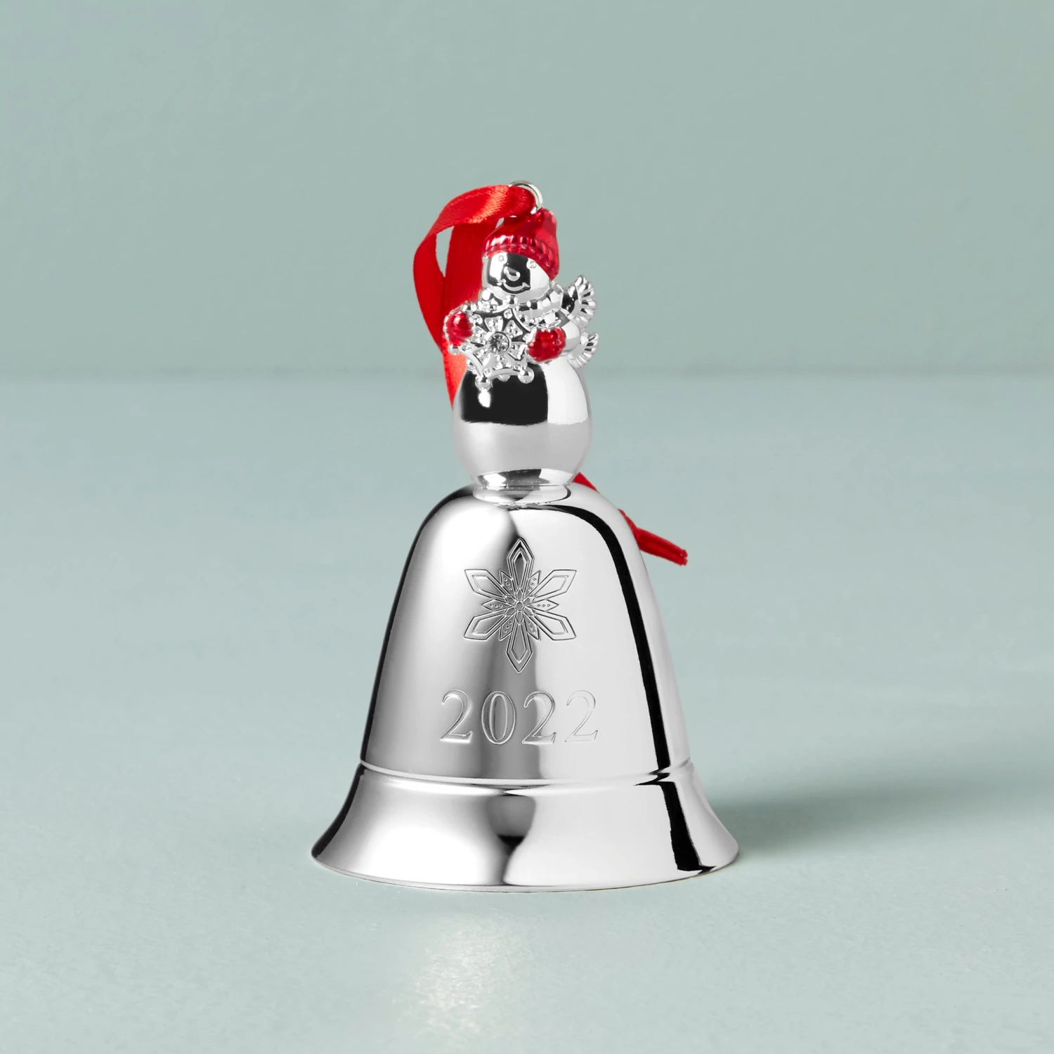 Lenox 2022 Snowman Musical Bell Ornament, 46th Edition 3 Lenox 2022 Snowman Musical Bell Ornament, 46th Edition