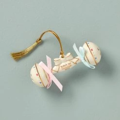 Lenox 2022 Baby's 1st Christmas Rattle Ornament