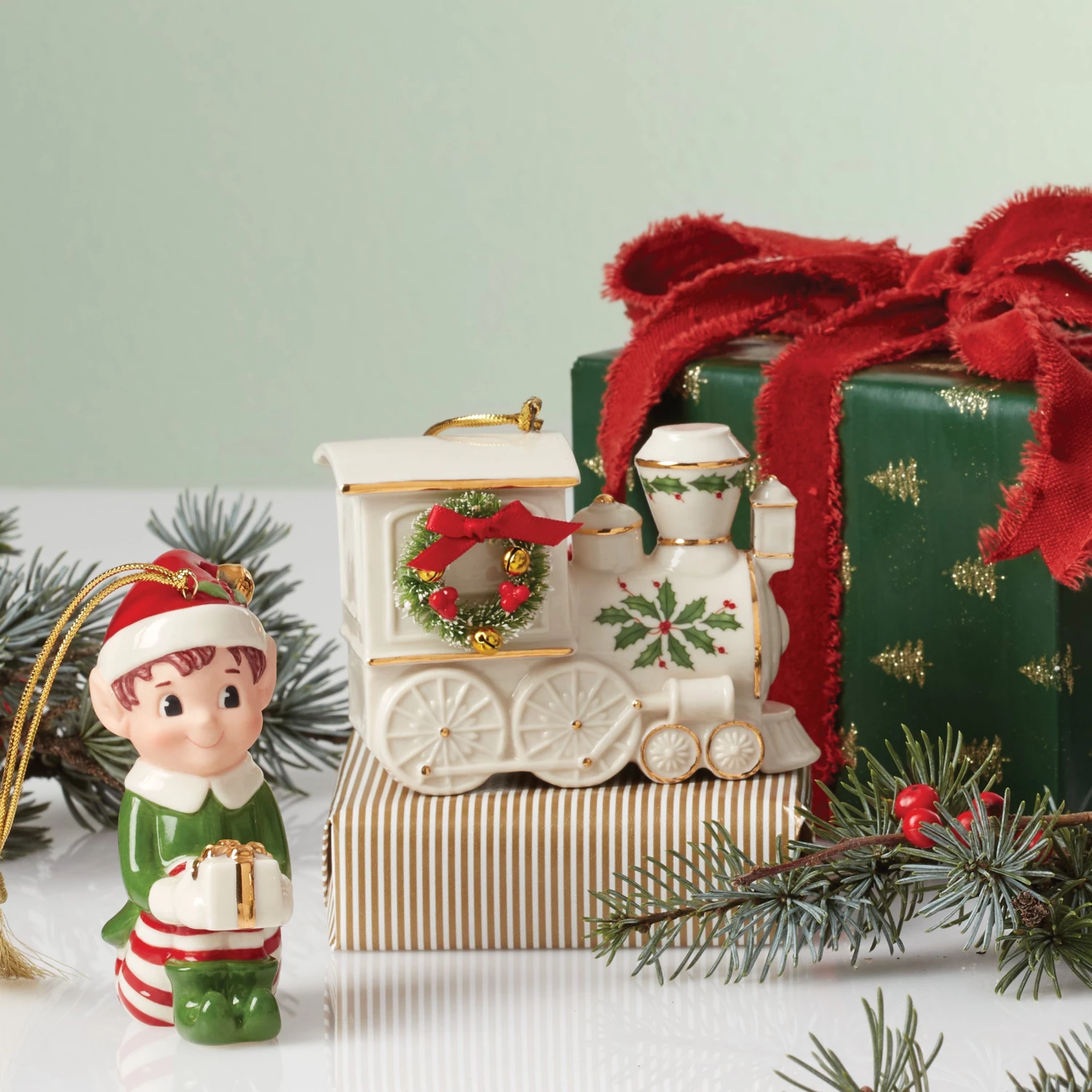 Lenox 2022 Holiday Train Ornament 4 Lenox 2022 Holiday Train Ornament - Image 2