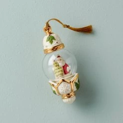 Lenox Santa Globe Ornament