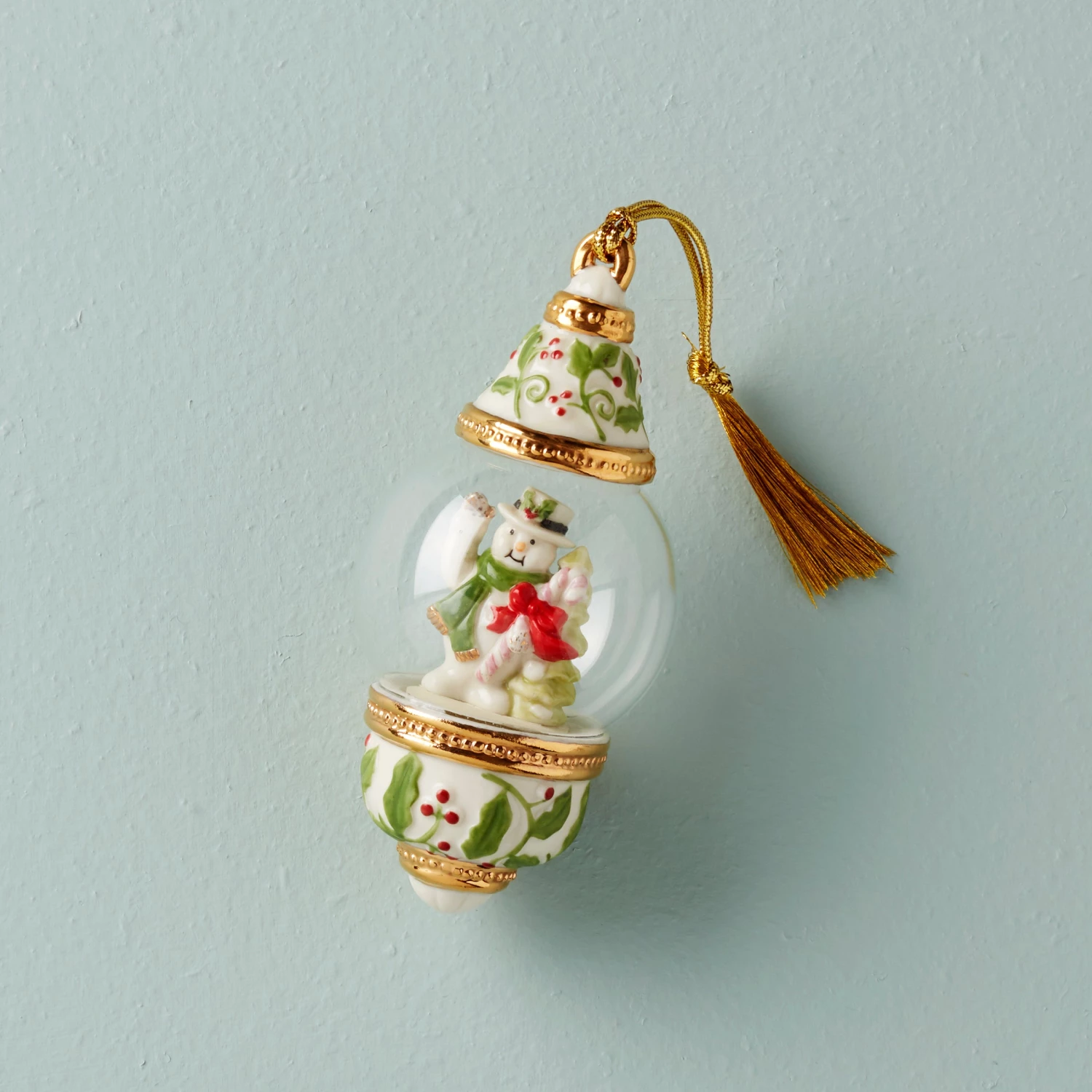 Lenox Snowman Globe Ornament 3 Lenox Snowman Globe Ornament