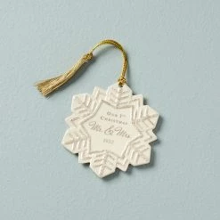 Lenox 2022 Our 1st Christmas Together Snowflake Ornament