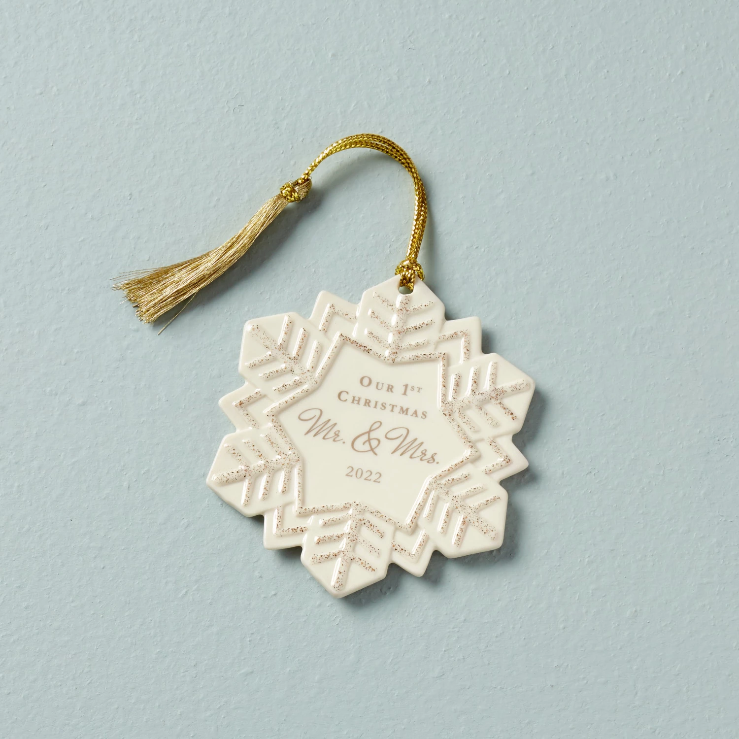 Lenox 2022 Our 1st Christmas Together Snowflake Ornament 3 Lenox 2022 Our 1st Christmas Together Snowflake Ornament