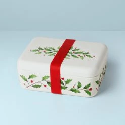 Lenox Holiday Bamboo Bento Lunch Box