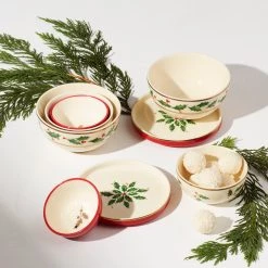 Lenox Holiday Mini Luna 8pc Nesting Dinnerware Set 15 Lenox Holiday Mini Luna 8pc Nesting Dinnerware Set -Lenox The Christmas Shop Sales 894180 LHOL 22 FEA 1 ALT