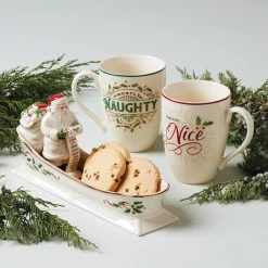 Lenox Holiday Naughty & Nice Mug Set -Lenox The Christmas Shop Sales 894182 w12