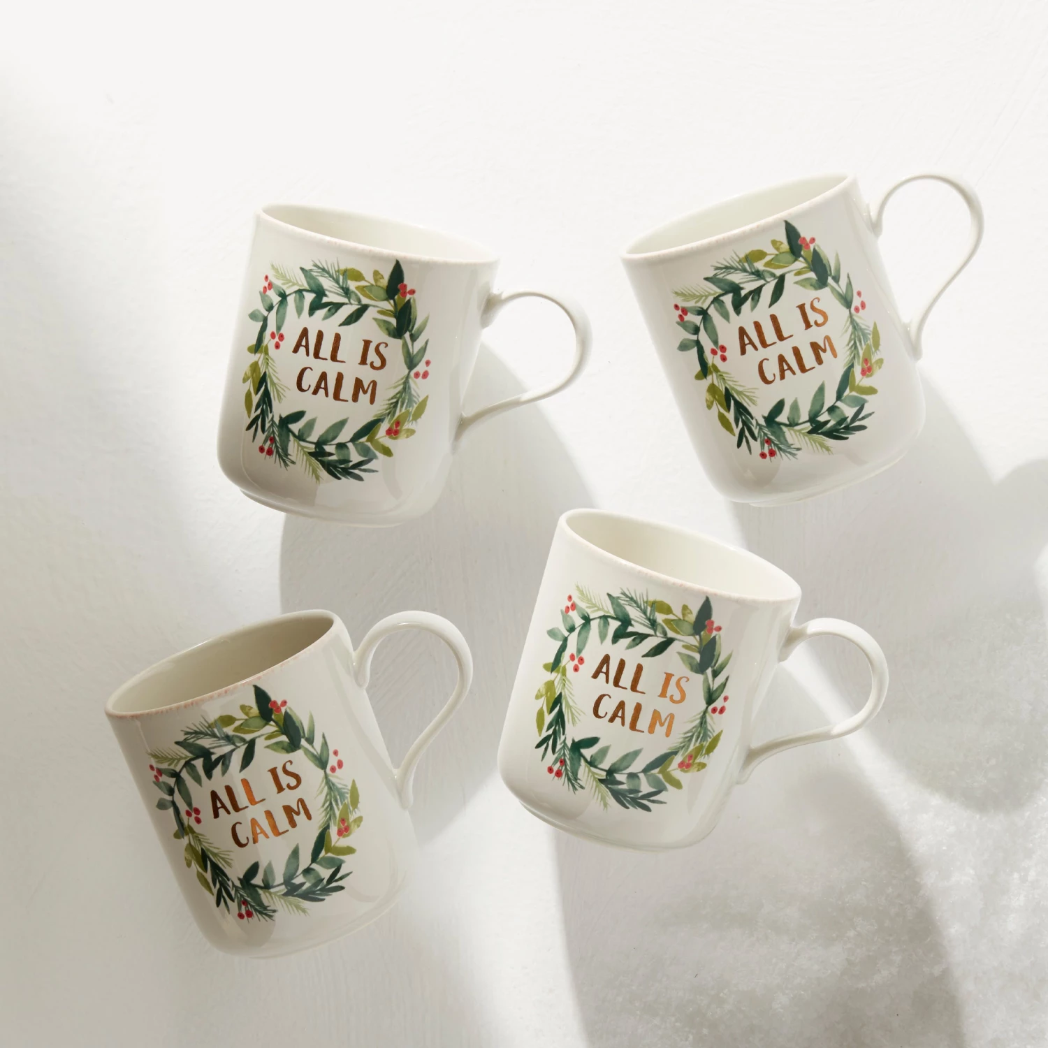 Lenox French Perle Berry Mugs, Set of 4 3 Lenox French Perle Berry Mugs, Set of 4 - Image 2